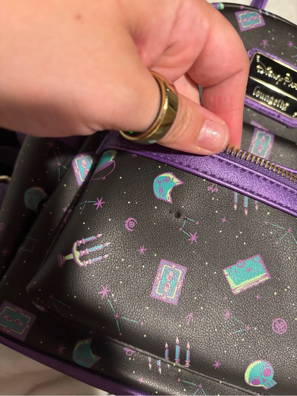 Loungefly Disney Parks Haunted Mansion Tarot Backpack